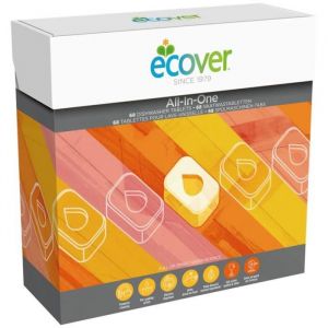 Ecover Tablette lave-vaisselle tout-en-un - 1,36 kg x68