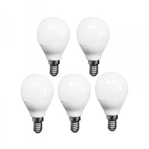 Lot de 5 ampoules led Advanced Star - A50 - 5W - 6500K° E14