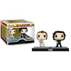 Funko Figurine Pop - Star Wars 9 : L'ascension De Skywalker N&deg;758 - Rey & Kylo Ren - Moment (85182)
