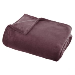 Plaid flanelle Ollis - violet clair