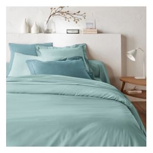 Housse de couette zippée unie en coton, Scénario