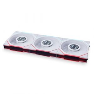 Lian Li Uni Fan TL120 LCD Reverse Blade - Blanc - Pack de 3 + Contrôleur