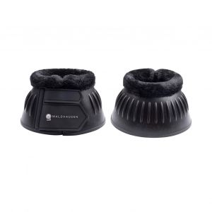 Waldhausen Cloches pour cheval en caoutchouc et fourrure synthétique (x2)