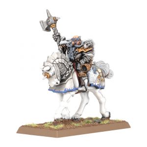 Games Workshop Figurine Warhammer ToW - Empire de L'Homme : Grand Maitre des Chevaliers du Loup Blanc
