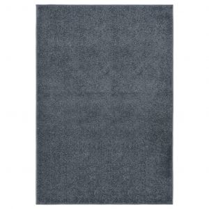 VidaXL Tapis à poils courts 200x290 cm Anthracite