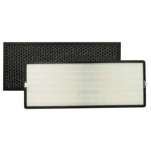 Vhbw 2x Filtre remplacement pour Rowenta XD6077F0, XD6061F0 pour purificateur d'air - filtre à charbon actif, filtre HEPA