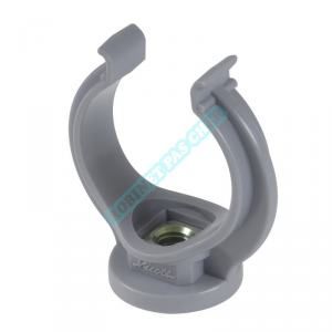 GIRPI Raccord PVC gris coud&eacute; 45&deg; - &Oslash; 50 mm - Simple embo&icirc;ture -