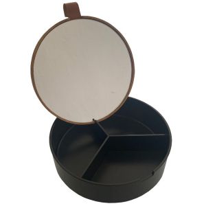 Image de Jolipa Miroir avec compartiments à bijoux en Bambou