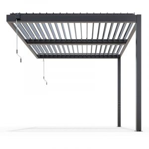 Trigano Pergola Bioclimatique adossée 3x3m candy