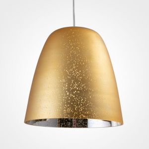 Paco Home - Plafonnier luminaire suspendu verre salon chambre réglable en hauteur E27 Sans ampoules, Chrome Or