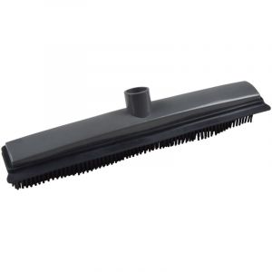 1001kdo - Tete de balai poils tpr avec raclette 31 cm gris