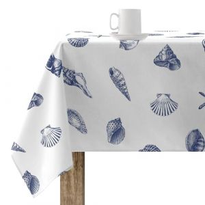 BELUM Nappe Anti-Taches, Taille 300 x 155 cm - Nappe au Toucher Extra Douce, Couleur Multicolore, Nappe en Tissu 100% Coton Biologique Modèle T04