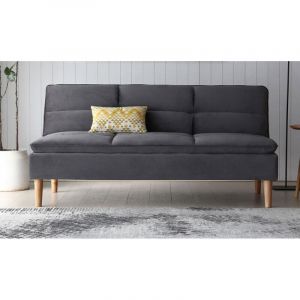 Wilsa Garden Canapé convertible "Leeds" anthracite