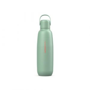 Sodastream Fizz&go Cool Bouteille en m&eacute;tal de 0,9 l - Passe au lave-vaisselle - Compatible avec Duo, E-Duo, Terra - Garde au chaud et au froid jusqu'&agrave; 12 heures - Sans BPA - 1 pi&egrave;ce