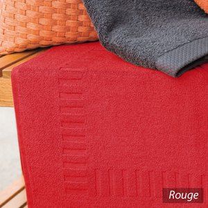 Linnea Tapis de bain 50x70 cm PURE Rouge 700 g/m2