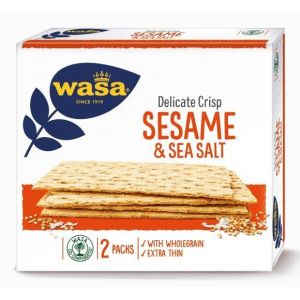 Wasa [Lot de 3] Tartine croustillante bl&eacute; complet et au s&eacute;same - 190g