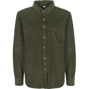 Urban classics Corduroy Oversized, taille L, femme, olive