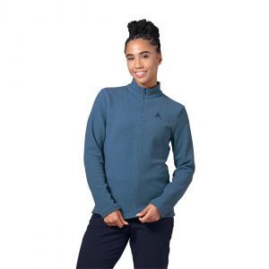 Odlo Roy - Polaire femme Blue Wing Teal - Reef Waters XS