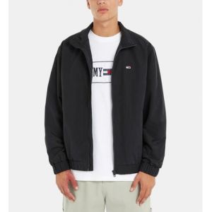 Tommy Jeans Blouson court droit zippé nylon Noir - Couleur Noir - Taille XL