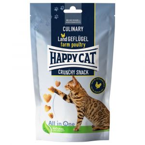 Happy cat Culinary Crunchy Snack de volaille terrestre 70 g