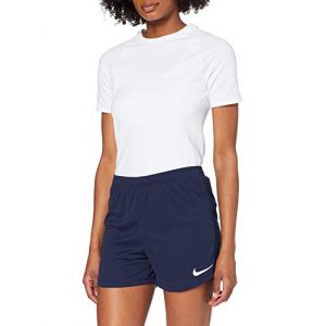 Nike Academy18 Knit Short d'entrainement Femme, Bleu (Obsidien/Blanc), FR : L (Taille Fabricant : L)