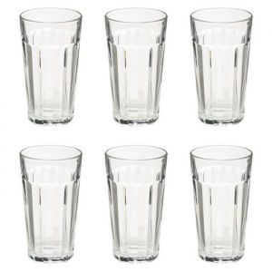 Lot de 6 Verres à Eau "Loft" 35cl Transparent