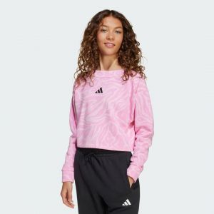 Adidas Sweat jg future icons aop haut fille rose