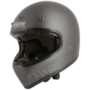 Astone Casque Cross SUPER RETRO mat gris - XL