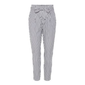 Vero Moda Rayures Paperbag Pantalon Women White Snow White - Taille L