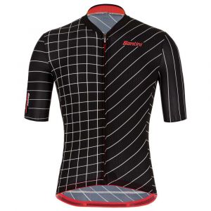 Santini Eco Sleek Dinamo XL Black - Black - Taille XL