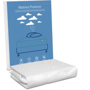 Dormalit Protege matelas 80x180x25 cm, impermeable, resistant et respirant Facile a laver Ajustable
