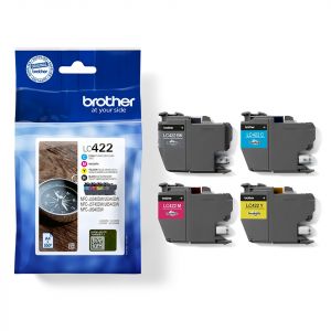 Brother LC422VAL (Noir, Cyan, Magenta, Jaune)