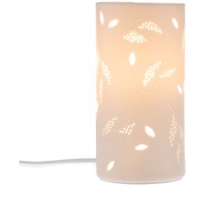 Image de Amadeus Lampe tube feuilles 20 cm - Blanc