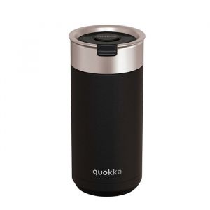 Quokka BOOST CARBON BLACK | VERRE THERMIQUE EN ACIER INOXYDABLE POUR CAFÉ 400 ML