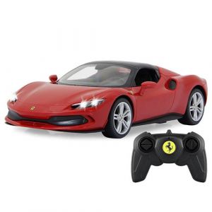 Jamara Ferrari 296 GTS 1:16 Pare-Brise Transparent 2,4 GHz Lumière LED Voiture RC