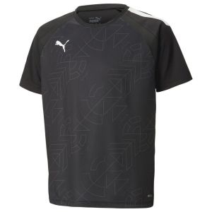 Image de Puma Maillot d'entrainement à imprimés teamLIGA Enfant et Adolescent, pointure XS/128 cm - Noir - Taille XS/128 cm