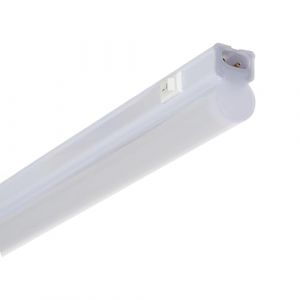 Réglette led Batten 5W 30cm avec Interrupteur Raccordable Blanc neutre 4000K