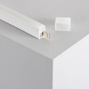 Image de Profilé Flexible Silicone Néon sur Mesure pour Ruban LED 12/24V jusquà 10mm 5 m