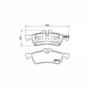 Image de Brembo 4 plaquettes de frein P06032