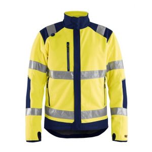 Blaklader Polaire coupe-vent imper-respirante HV Orange/Marine 4888 - Orange/Marine - XS