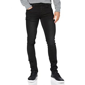 Only & Sons Onsloom Black Jog 7451 Pk Noos jean slim, Noir), W33/L32 Homme