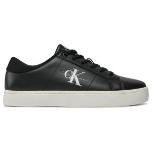 Calvin Klein Jeans Men CLASSIC CUPSOLE LOW LACEUP LTH, Bla /Bright White, 41 EU