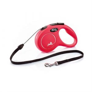 Laisse New Classic S Cord 5 m red Fle i CL10C5251R20