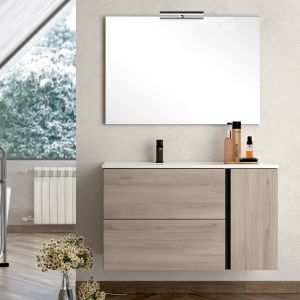 -15% - Cosyneo - Meuble de salle de bain 100 cm - PRADO