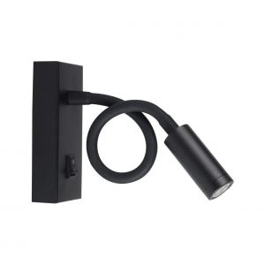 Image de Kanlux Luminaire LED 2,7W Noir - Blanc Chaud 3000K