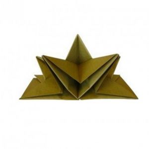 12 SERVIETTES OR PR&Eacute; PLI&Eacute;ES 40X60CM