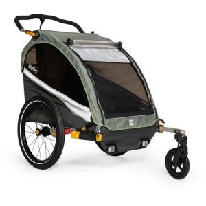 Burley Remorque enfant d lite x biplace vert
