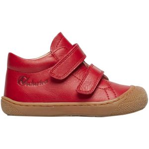 Naturino Chaussures Premiers Pas en Cuir, Rouge-Marron 20
