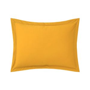 Olivier Desforges Taie d'oreiller percale 80 fils/cm², Alcôve Orange - Couleur Orange - Taille TS