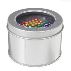 Tempsa - Cube Magnétique 5mm 216 Billes - Jouet Enfant Avec Boîte En Métal